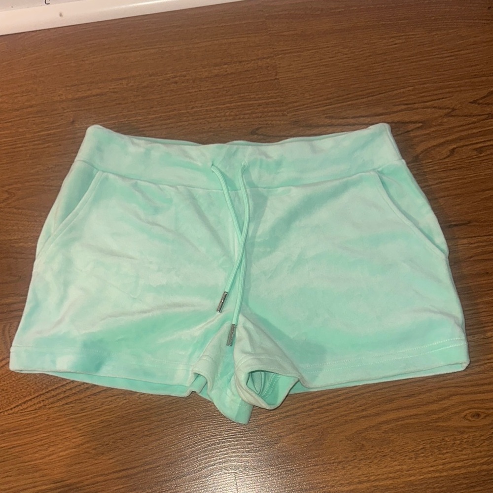 Women’s Mint Green Juicy Couture Shorts - Picture 2 of 2